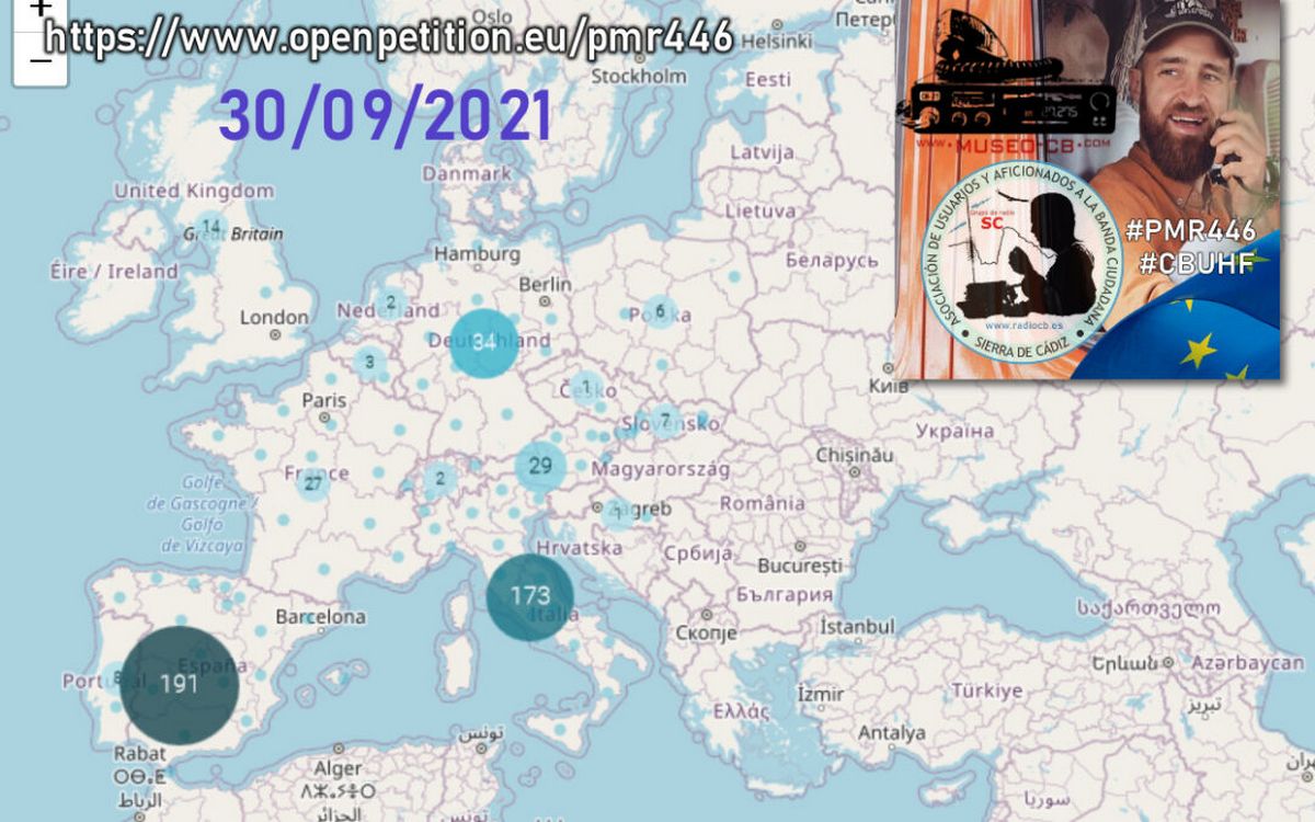 PMR446: Superadas las 500 firmas en tan solo diez días de campaña