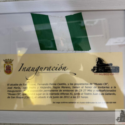 Invitación inauguración Museo CB