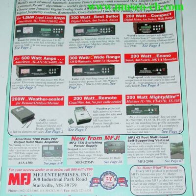 Catálogo MFJ