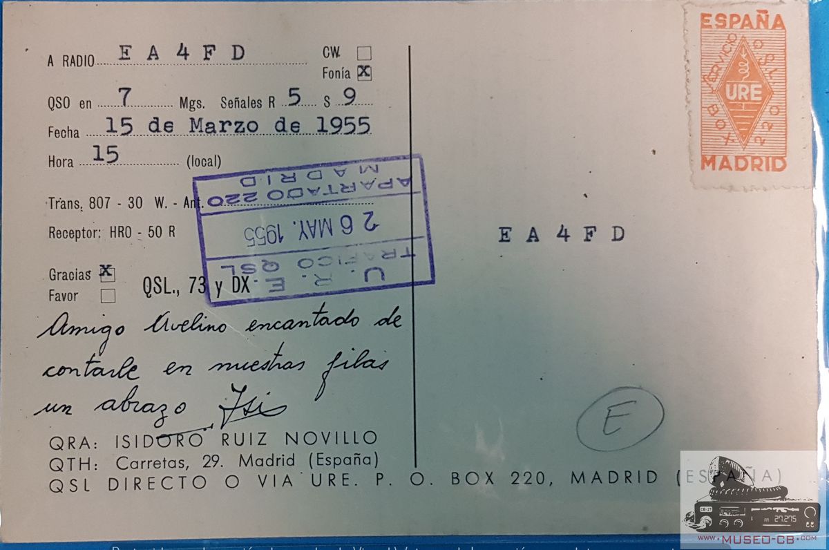 QSL EA4DO - Imagen 2