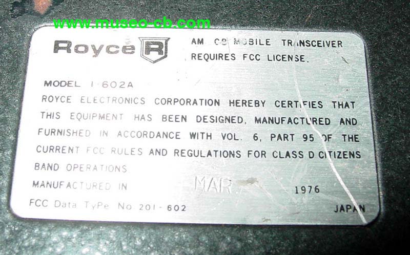 Royce 1-602A - Imagen 2